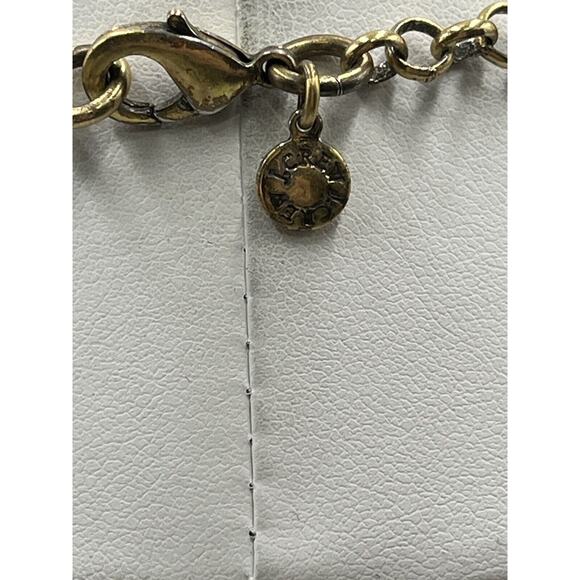 J. Crew Acrylic Rhinestone 3D Coral Pink Flower Statement Necklace - Picture 9 of 12